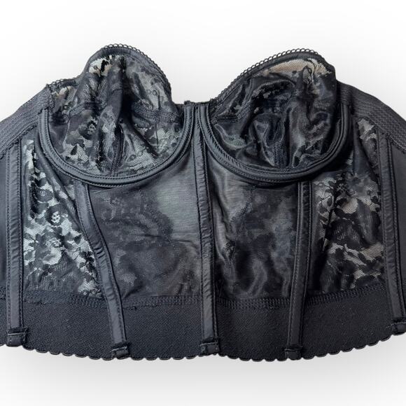 Vintage Black Corset 34D - Picture 7 of 10